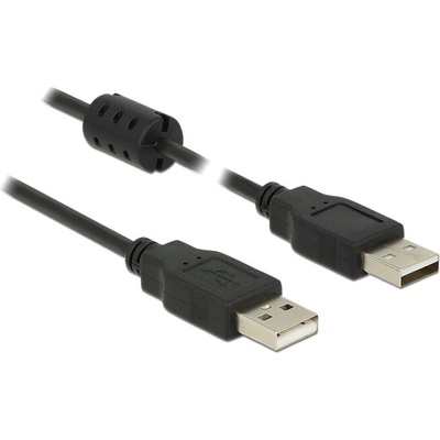 Delock 84890 USB 2.0 A – prepojovací USB 2.0 A, 1,5m černý