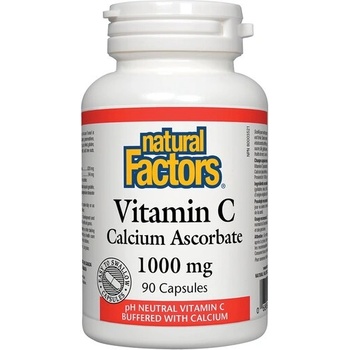 Natural Factors Витамин C 1000 mg (калциев аскорбат) 90 капсули | Natural Factors (1349 NF)