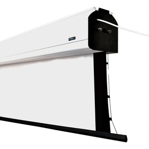 Euroscreen Професионален електрически екран за прожектиране, таван, 450 x 337 / 450 x 253 / 450 x 281 cm, с опъване, Major PRO-C (MAJORPROC450TENS) Прожекционни екрани