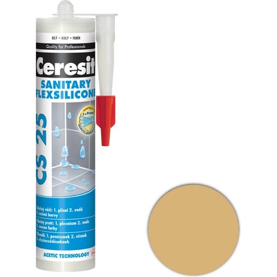 Ceresit CS 25 Sanitárny Silikón 280 g toffi