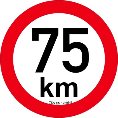 Obmedzenie rýchlosti 75 km retroreflexné pr. 200 mm