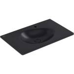 Villeroy & Boch Antao - Мебелна мивка 80x50 см, без преливник, отвор за смесител, CeramicPlus, Pure Black 4A7581R7 (4A7581R7)