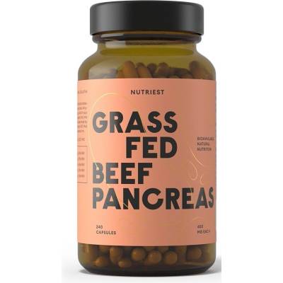 Nutriest Grass Fed Beef Pancreas, 240 капсули, Nutriest (041051 NUTRS)
