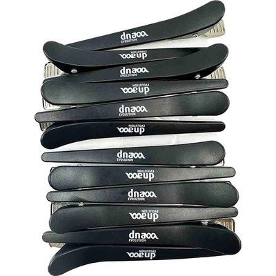 KIEPE Professional Clips Black 120 mm 12 ks