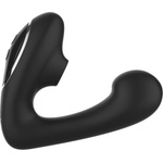 Fifty Shades of Grey Greedy Girl Duet Dual Stimulator with Clitoral Suction Black