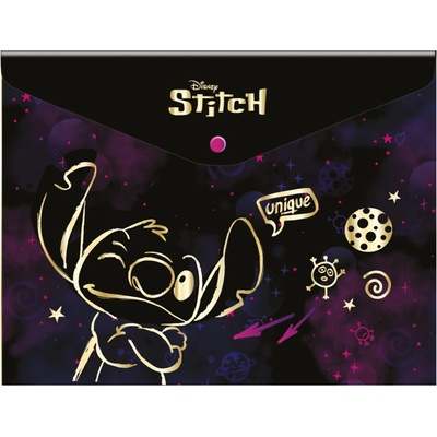 Obálka s drukem Colorino A4 PP, Stitch Gold 2