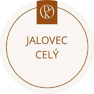 Davídkovo koření Etiketa Jalovec celý béžová průměr 4,5 cm 1 ks