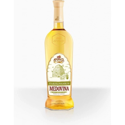 Apimed Medovina Staroslovanská svetlá z agátového medu 13,5% 0,75 l