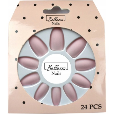 Bellezza ZS1 ružové a pilník s tyčinkou 24 ks