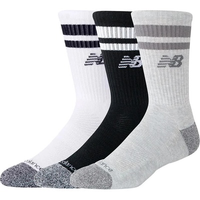 Чорапи New balance Active Lifestyle Striped crew socks assorted - White / Black (Assorted Colors)