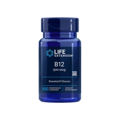 Life Extension Vitamin B12 100 pastilka 500 mcg