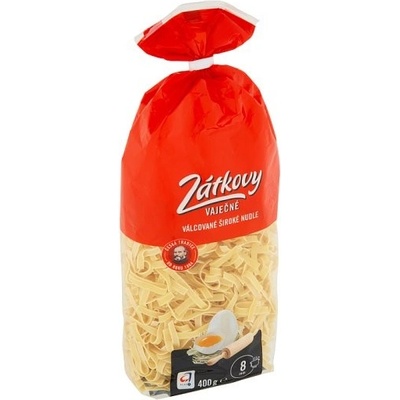 Zátkovy Vaječné Válcované široké nudle 400 g