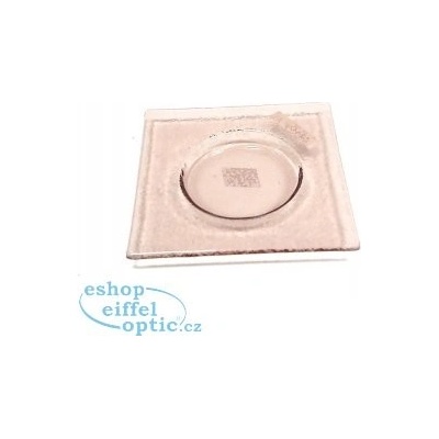 IN-spirace Sklo čtverec ROUND lila 11,5x11,5x1 cm