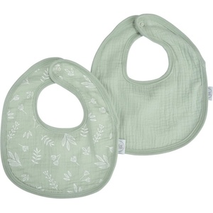 Bébé Douceur Зелени муселинови детски лигавници 2 броя - Bébé Douceur (6REP273VM)