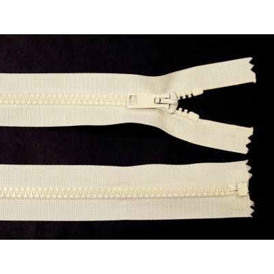 Kostěný zip no.5 rozepínací 85cm bundový color: 504 ivory