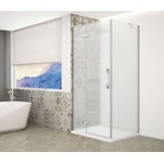 SAPHO Trinity - Душ кабина 100x90 см, лява, матирано стъкло/хром GT5690-10ML-CH (GT5690-10ML-CH)
