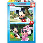 Educa - Puzzle 2x20 Mickey and Friends - 40 - 99 piese