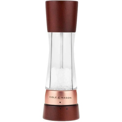 Мелничка за сол COLE & MASON DERWENT CHESTNUT ROSE GOLD с механизъм за прецизност - 19 см (Cole & Mason H 332295)