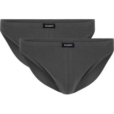 Atlantic Мъжки слипове ATLANTIC 2Pack Atlantic | Siv | МЪЖЕ | M