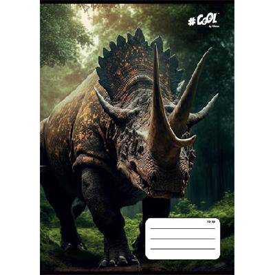 Victoria Тетрадка, с телбод, A5, изписана, 32 страници, клас 3, COOL BY VICTORIA, "Jurassic", "12-32
