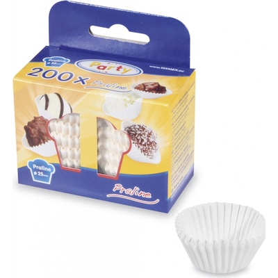 PAP Cukrárenský košíček biely Ø25x18mm 200 ks