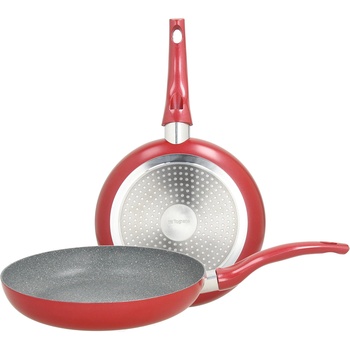 Tognana Комплект 2 тигана grancucina rock in, 24&28 см, червен (v979132mrrma)