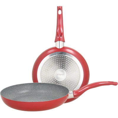 Tognana Комплект 2 тигана grancucina rock in, 24&28 см, червен (v979132mrrma)
