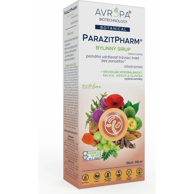 Avropa ParazitPharm bylinný sirup 200 ml