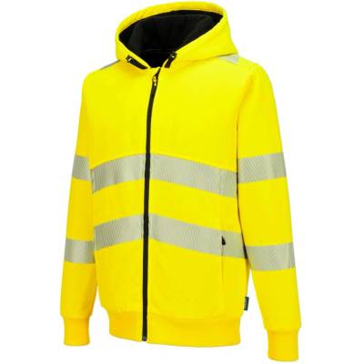 Portwest bunda PW321 Hi-Vis Winter Hoodie výstražná zateplená žltá
