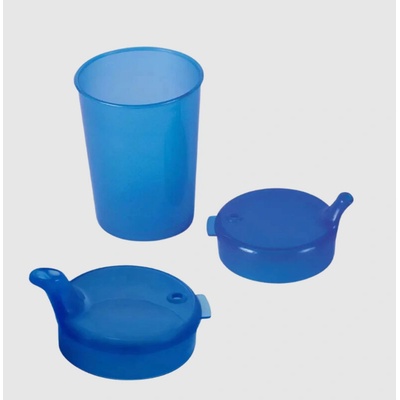 AMPRI Kelímek s pítkem modrý 50 x 250 ml