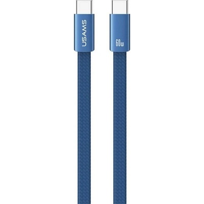 USAMS Кабел за данни USAMS U96 Type-C - Type-C, 120 см, СИНЬО ЧЕРЕН SJ783USB01 (SJ783USB01)