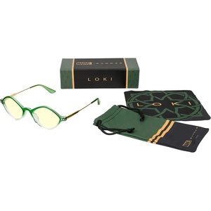 GUNNAR GUNNAR Loki Asgard Edition Emerald Gold Amber Геймърски очила комплект (GUN-LOK-01601)