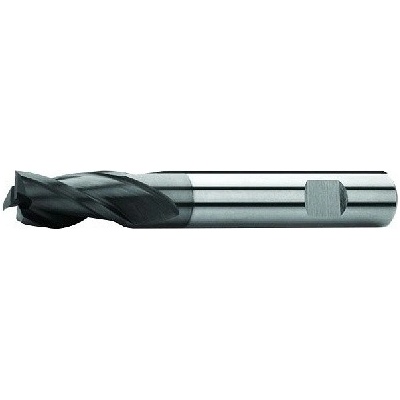 ZPS-FN Fréza válcová čelní 10x19x72, Z3,30°, DIN 6527L, SK, AlTiN, N