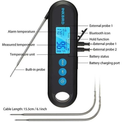 INKBIRD bluetooth teploměr IHT-2PB
