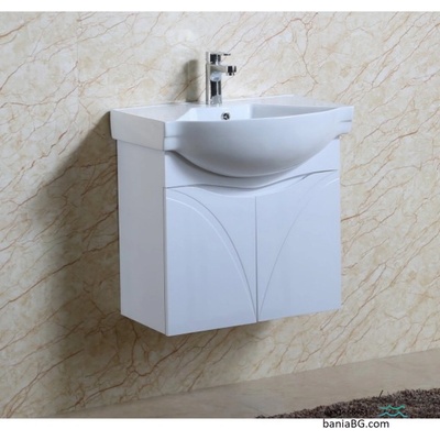 Inter Ceramic Долен конзолен pvc шкаф за баня icp 6076
