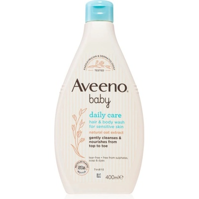 Aveeno Baby Hair&Body Wash детски шампоан за коса и тяло 400ml