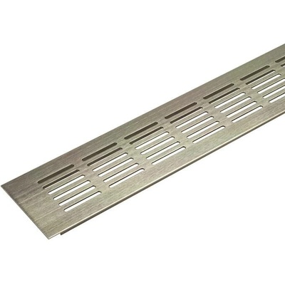 ATM větrací mřížka 800x80 mm Nerez