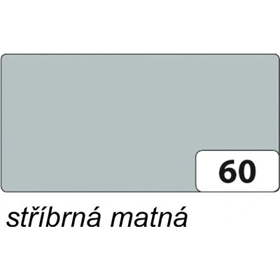 Folia Bringmann barevný papír A4 1 list stříbrná matná