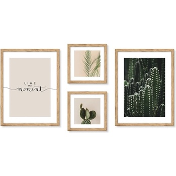 knor Картини в комплект 4 бр. 32x42 cm - knor (ZEST057R4XMIXL13,15,038/PLEXI)