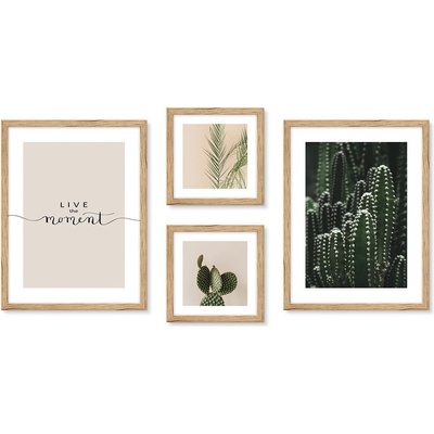 knor Картини в комплект 4 бр. 32x42 cm - knor (ZEST057R4XMIXL13,15,038/PLEXI)