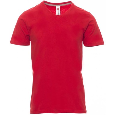 PAYPER v-neck 000103-0026 / Мъжка тениска с къс ръкав и v-образно деколте - червена 5xl (0001030026030005xl)