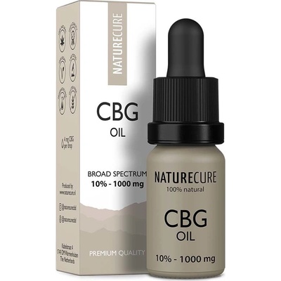 Nature Cure CBG olej, 10 %, 1000 mg 10 ml