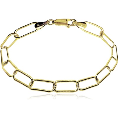 MINET 1278 Pozlacený stříbrný náramek v italském stylu