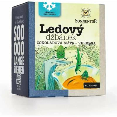 Sonnentor Ledový džbánek čokoládová máta verbena bio 32 g pyramida balení 6 ks