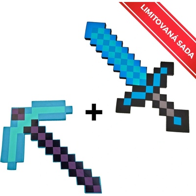 Pistole Nerf Minecraft Dart-Firing Diamond Sword