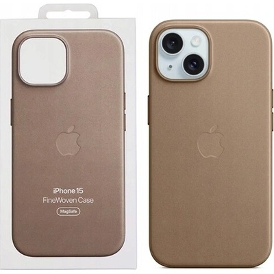Apple iPhone 15 FineWoven Case with MagSafe Taupe MT3C3ZM/A