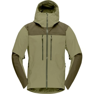 Norrøna Мъжко водоустойчиво яке Norrøna Trollveggen GORE-TEX Pro Light Jacket Waterproof jacket - Olive Night / Deep Lichen Green - размер M (002-3694-0512)