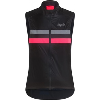 Rapha dámská Brevet Insulated Gilet Dark Navy/Hi-Vis Pink