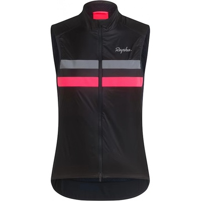 Rapha dámská Brevet Insulated Gilet - Dark Navy/Hi-Vis Pink
