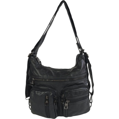 Черна чанта - раница - Lenai